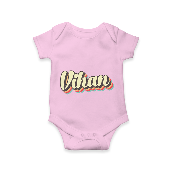 Make It Mine Romper / Onesie | Featuring Your Baby's Name - BABY PINK - New Born (Chest 14")