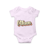 Soft Personalized Romper with Baby's Name - LILAC - 0 - 3 Months Old (Chest 16")