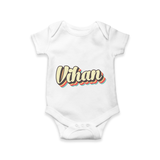 Make It Mine Romper / Onesie | Featuring Your Baby's Name - WHITE - New Born (Chest 14")