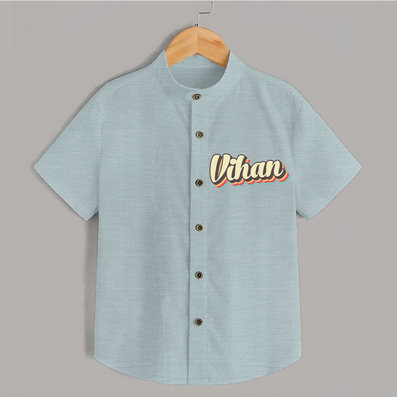 Make It Mine Shirt | Featuring Your Baby's Name - ARCTIC BLUE - 0 - 6 Months Old (Chest 23")