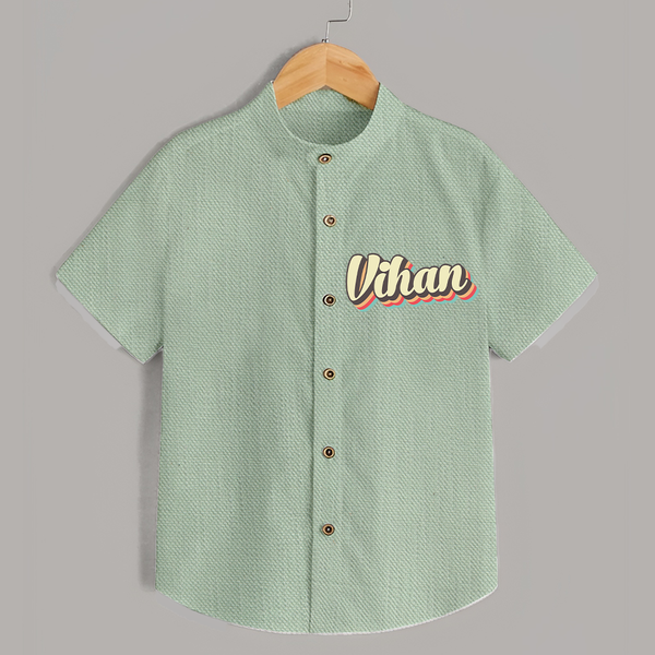 Make It Mine Shirt | Featuring Your Baby's Name - MINT GREEN - 0 - 6 Months Old (Chest 23")