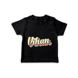 Make It Mine T-Shirt | Featuring Your Baby's Name - BLACK - 0-5 Months Old (Chest 17")