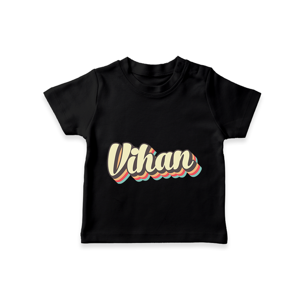 Make It Mine T-Shirt | Featuring Your Baby's Name - BLACK - 0-5 Months Old (Chest 17")