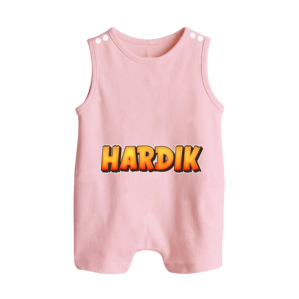 Adorable Name Romper Suit / Sleeveless Romper | The Perfect Personalized Baby Gift - BABY PINK - 0 - 5 Months Old (Chest 18")