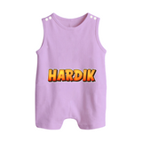 Adorable Name Romper Suit / Sleeveless Romper | The Perfect Personalized Baby Gift - LILAC - 0 - 5 Months Old (Chest 18")