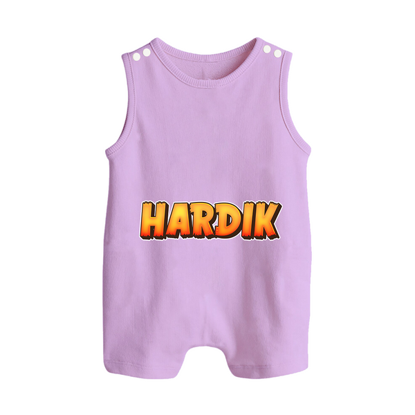 Adorable Name Romper Suit / Sleeveless Romper | The Perfect Personalized Baby Gift - LILAC - 0 - 5 Months Old (Chest 18")