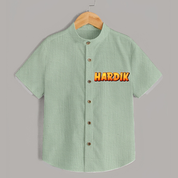 Adorable Name Shirt | The Perfect Personalized Baby Gift - MINT GREEN - 0 - 6 Months Old (Chest 23")