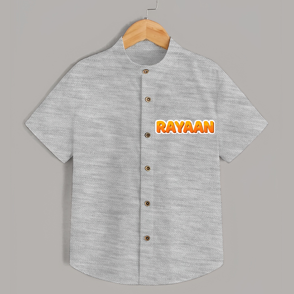 Made for Me Shirt | Personalized with Baby's Name - GREY - 0 - 6 Months Old (Chest 23")