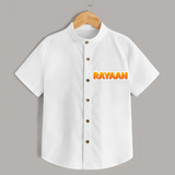 Made for Me Shirt | Personalized with Baby's Name - WHITE - 0 - 6 Months Old (Chest 23")