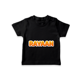 Made for Me T-Shirt | Personalized with Baby's Name - BLACK - 0-5 Months Old (Chest 17")