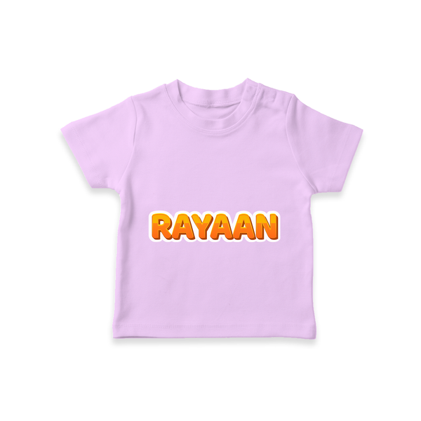 Made for Me T-Shirt | Personalized with Baby's Name - LILAC - 0-5 Months Old (Chest 17")