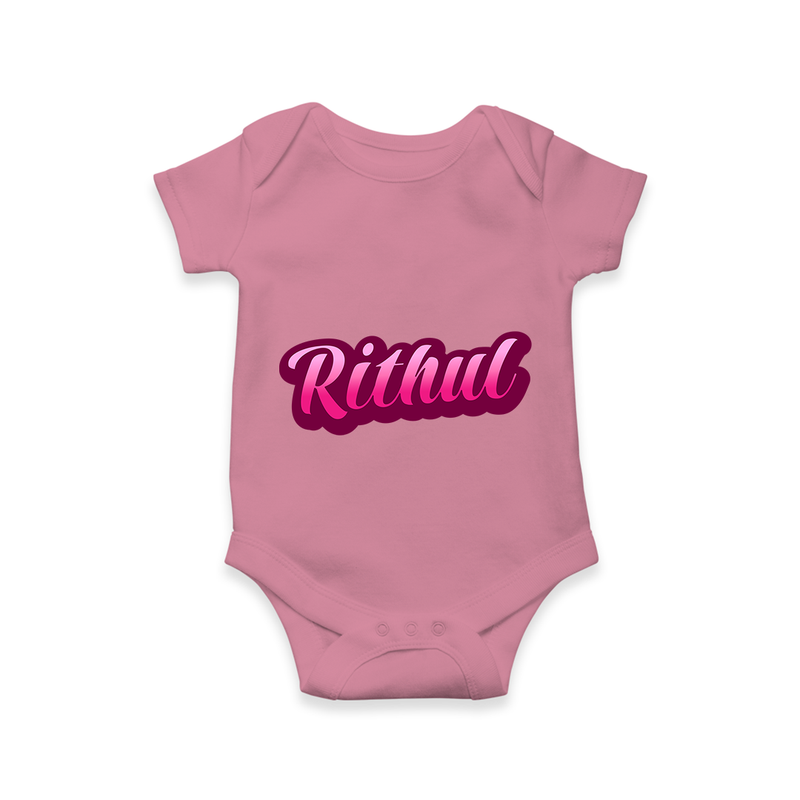 Name-Printed Romper Outfits for Your Little Star - ONION - 0 - 3 Months Old (Chest 16")