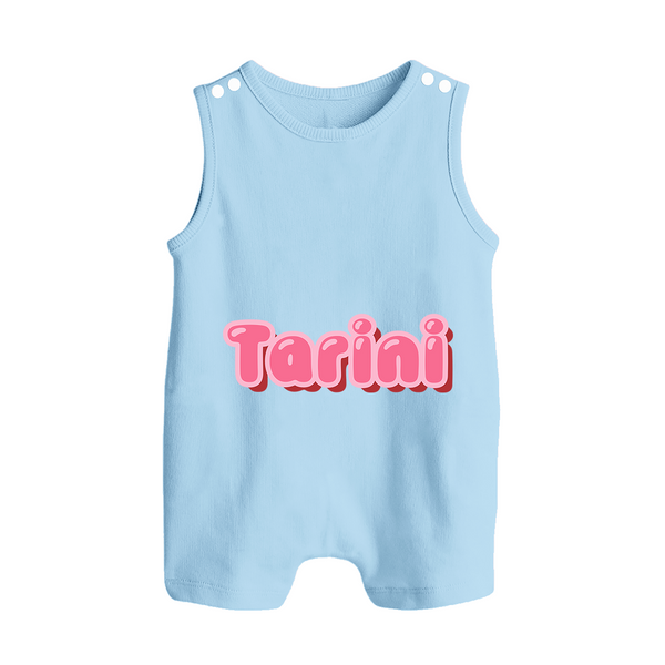 Little Legend Romper Suit / Sleeveless Romper | Featuring Your Baby's Name with Love - BABY BLUE - 0 - 5 Months Old (Chest 18")