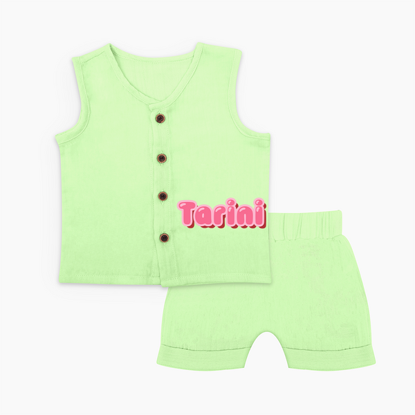 Little Legend Jabla Set | Featuring Your Baby's Name with Love - PASTEL GREEN - 0 - 3 Months Old (Chest 9.8")