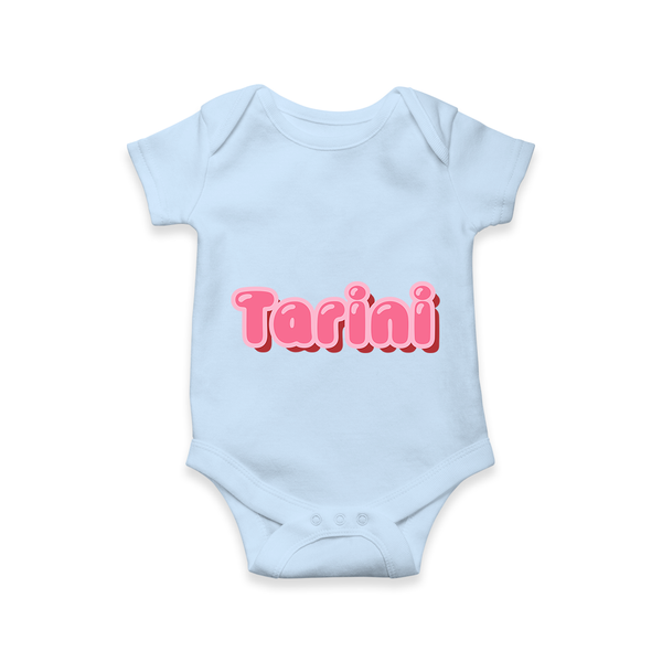 Little Legend Romper / Onesie | Featuring Your Baby's Name with Love - BABY BLUE - New Born (Chest 14")