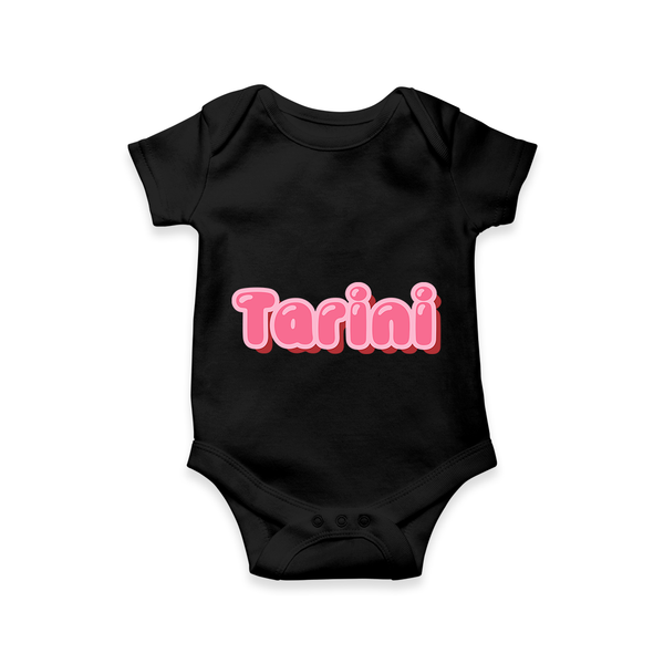 Little Legend Romper / Onesie | Featuring Your Baby's Name with Love - BLACK - New Born (Chest 14")