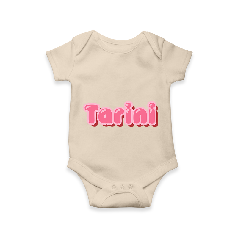 Little Legend Romper / Onesie | Featuring Your Baby's Name with Love - IVORY - New Born (Chest 14")