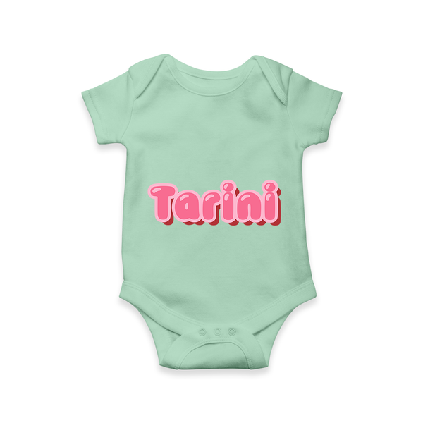 Little Legend Romper / Onesie | Featuring Your Baby's Name with Love - MINT GREEN - New Born (Chest 14")