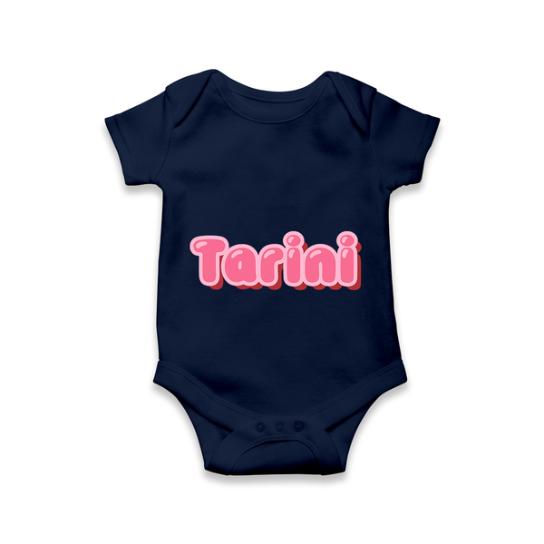 Little Legend Romper / Onesie | Featuring Your Baby's Name with Love - NAVY BLUE - New Born (Chest 14")