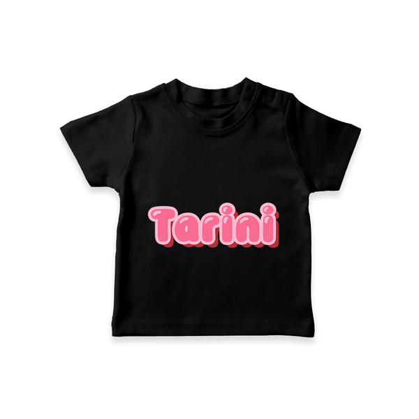 Little Legend T-Shirt | Featuring Your Baby's Name with Love - BLACK - 0-5 Months Old (Chest 17")