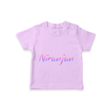 Baby's Name on T-Shirt for a Unique Keepsake - LILAC - 0-5 Months Old (Chest 17")