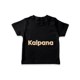 Cutest T-Shirt Ever | Personalized with Your Baby's Name - BLACK - 0-5 Months Old (Chest 17")