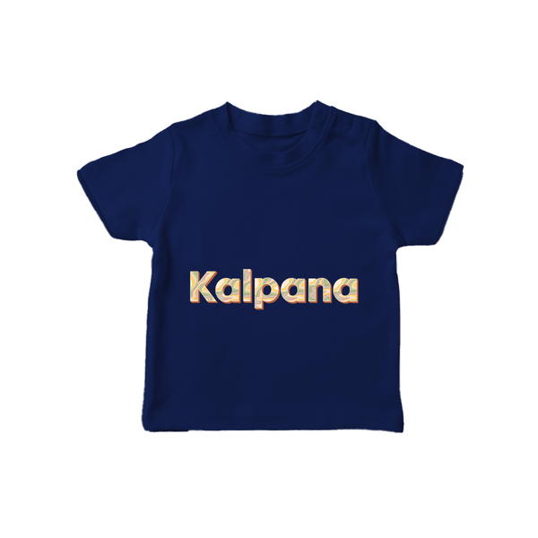 Cutest T-Shirt Ever | Personalized with Your Baby's Name - NAVY BLUE - 0-5 Months Old (Chest 17")