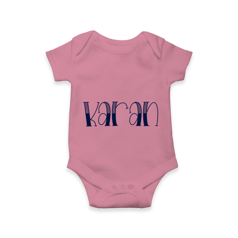 Specially Designed Name Printed Romper for Babies - ONION - 0 - 3 Months Old (Chest 16")