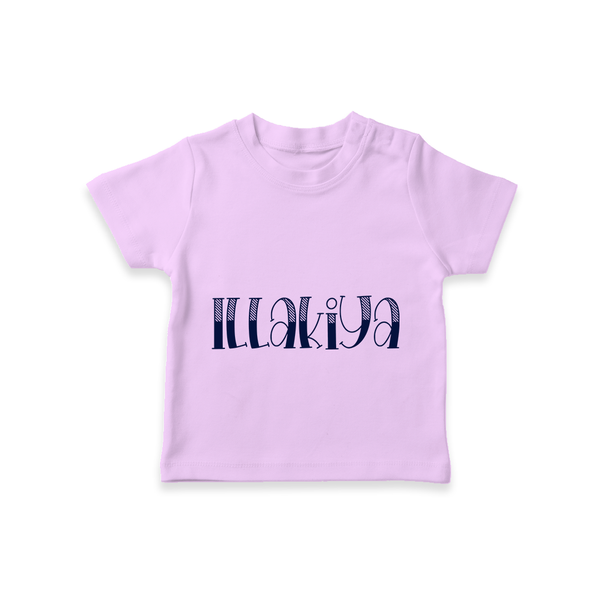 Name It and Wear It | Custom T-Shirt for Your Little One - LILAC - 0-5 Months Old (Chest 17")