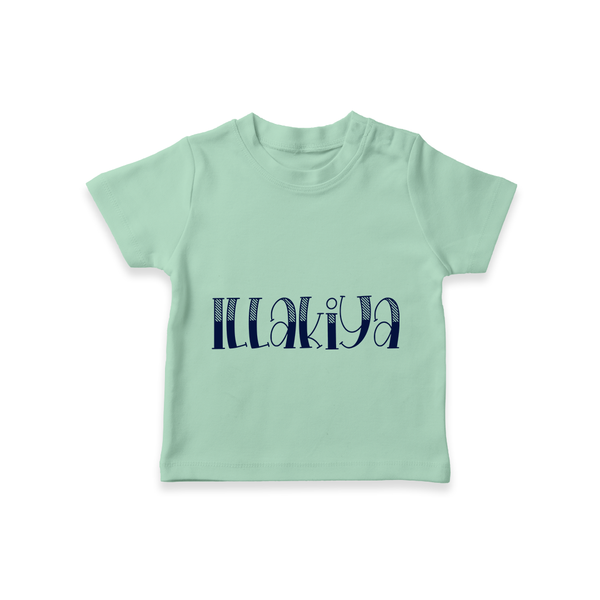 Name It and Wear It | Custom T-Shirt for Your Little One - MINT GREEN - 0-5 Months Old (Chest 17")