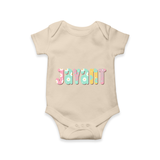 Name-Printed Romper for Cherished Baby Memories - IVORY - 0 - 3 Months Old (Chest 16")