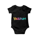 Create Lasting Memories with Special Name-Printed Romper - BLACK - 0 - 3 Months Old (Chest 16")