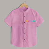 My First Name Shirt | Celebrate Baby's Name with Style - BABY PINK - 0 - 6 Months Old (Chest 23")