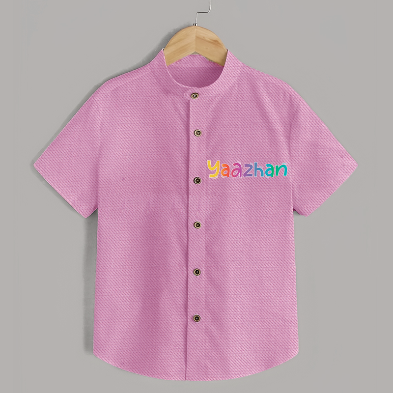 My First Name Shirt | Celebrate Baby's Name with Style - BABY PINK - 0 - 6 Months Old (Chest 23")