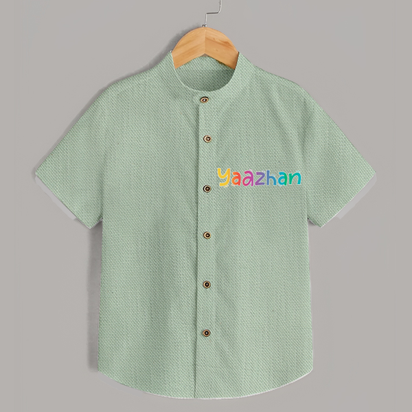 My First Name Shirt | Celebrate Baby's Name with Style - MINT GREEN - 0 - 6 Months Old (Chest 23")