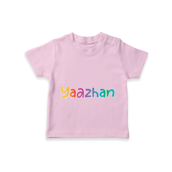 My First Name T-Shirt | Celebrate Baby's Name with Style - BABY PINK - 0-5 Months Old (Chest 17")