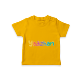 Create Lasting Memories with Special Name-Printed T-Shirt - CHROME YELLOW - 0-5 Months Old (Chest 17")