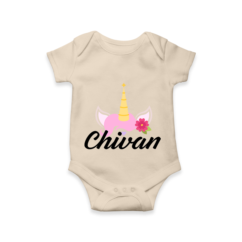 Customized Romper for Special Moments and Memories - IVORY - 0 - 3 Months Old (Chest 16")