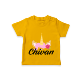 Customized T-Shirt for Special Moments and Memories - CHROME YELLOW - 0-5 Months Old (Chest 17")