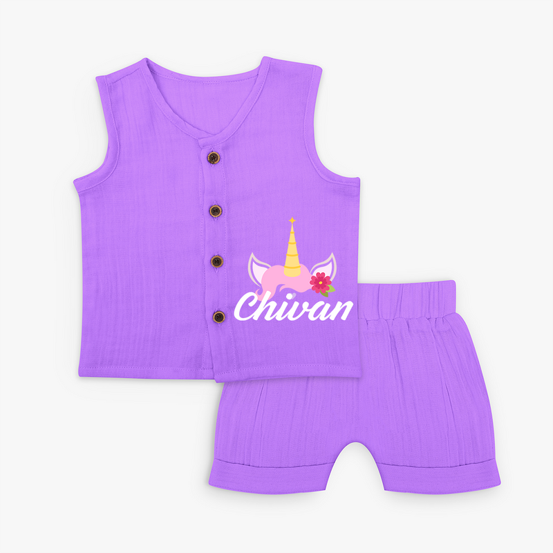 Customized Jabla Sets for Special Moments and Memories - PURPLE - 0 - 3 Months Old (Chest 9.8")