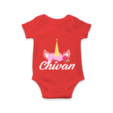 Customized Romper for Special Moments and Memories - RED - 0 - 3 Months Old (Chest 16")