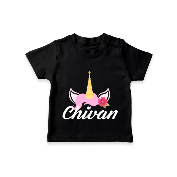 One and Only T-Shirt | Featuring Your Baby's Beautiful Name - BLACK - 0-5 Months Old (Chest 17")