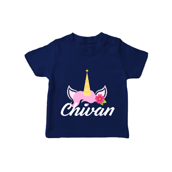 One and Only T-Shirt | Featuring Your Baby's Beautiful Name - NAVY BLUE - 0-5 Months Old (Chest 17")
