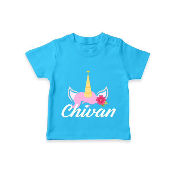 One and Only T-Shirt | Featuring Your Baby's Beautiful Name - SKY BLUE - 0-5 Months Old (Chest 17")