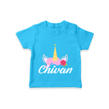 Customized T-Shirt for Special Moments and Memories - SKY BLUE - 0-5 Months Old (Chest 17")