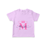 Just for Me | Custom Name T-Shirt to Treasure - LILAC - 0-5 Months Old (Chest 17")