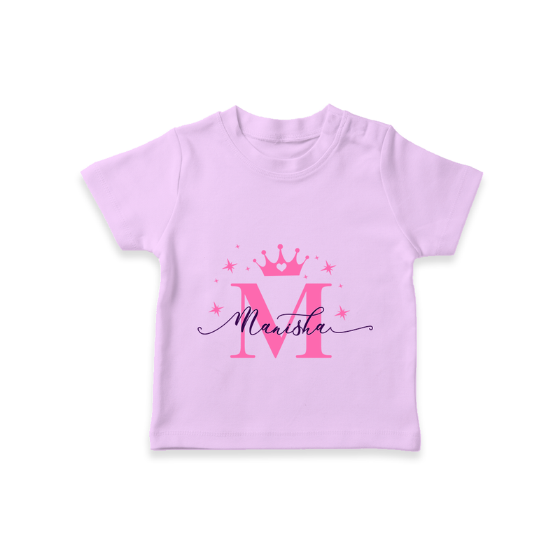 Just for Me | Custom Name T-Shirt to Treasure - LILAC - 0-5 Months Old (Chest 17")