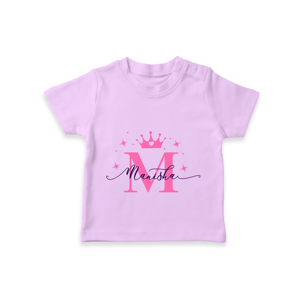 Just for Me | Custom Name T-Shirt to Treasure - LILAC - 0-5 Months Old (Chest 17")