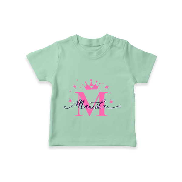 Just for Me | Custom Name T-Shirt to Treasure - MINT GREEN - 0-5 Months Old (Chest 17")