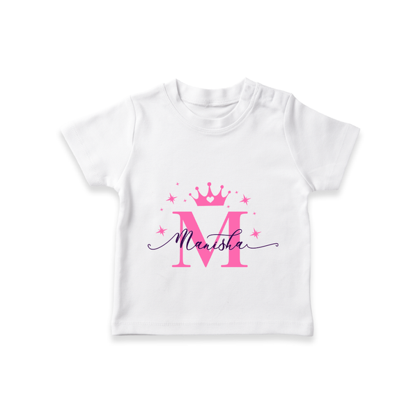 Just for Me | Custom Name T-Shirt to Treasure - WHITE - 0-5 Months Old (Chest 17")